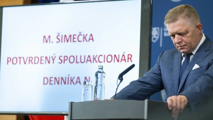 Premiér podá návrh na odvolanie Šimečku 
