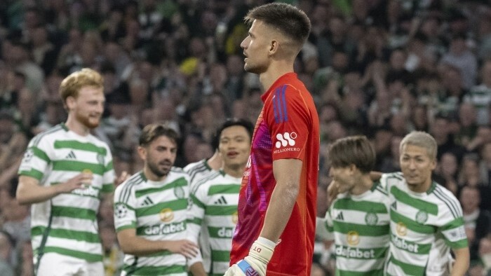 Slovan perdió ante Celtic por 1:5