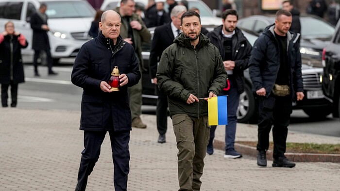 Nemecký kancelár Olaf Scholz na návšteve Kyjeva