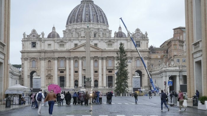 La crèche crochetée d’une étudiante de l'Université de Trnava au Vatican