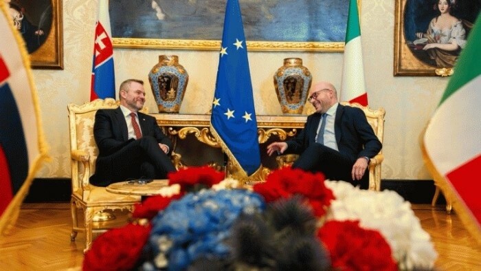 Le président slovaque discute du gaz à Rome