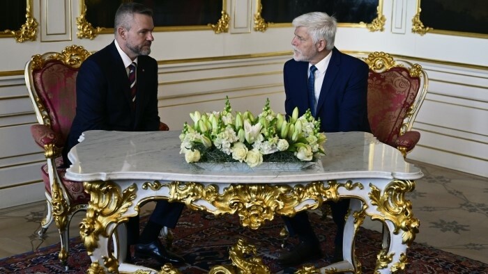 Le Président Peter Pellegrini en entretien avec son homologue tchèque