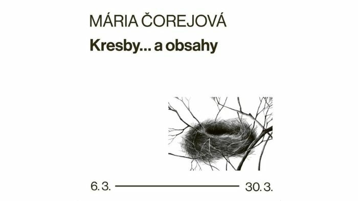 Výstava Márie Čorejovej  Kresby... a obsahy v Galérii Zichy 