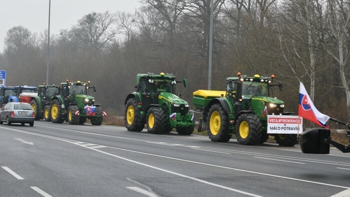 Protestaktion der Landwirte gegen das Mercosur-Abkommen