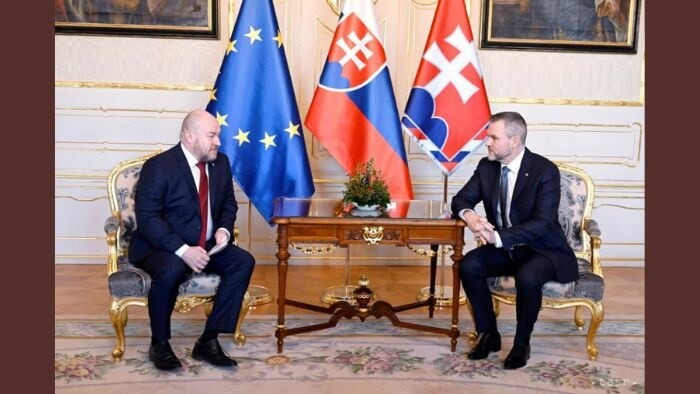 President Pellegrini discussed foreign policy priorities with MP Rudolf Huliak