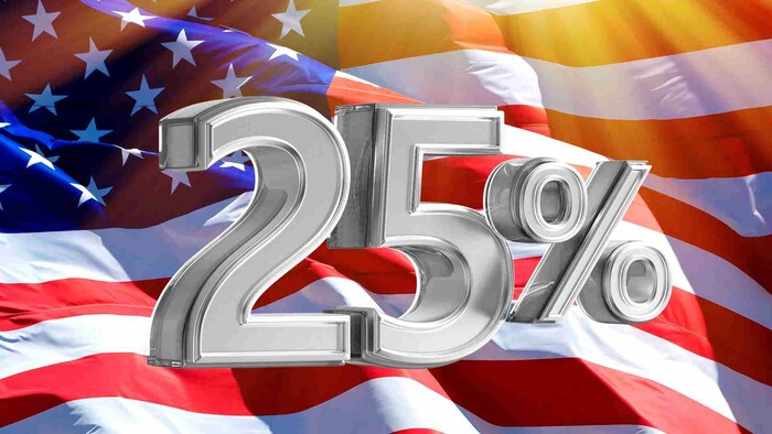 V USA začína platiť 25 % clo
