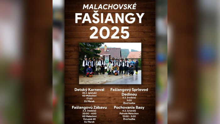Malachovské fašiangy 2025
