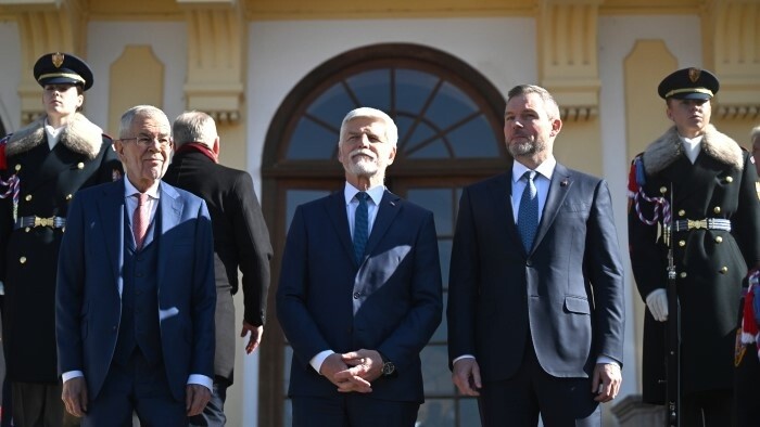 Staatspräsident beim Gipfeltreffen des Austerlitz-Formats
