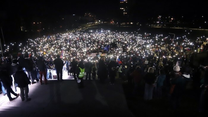 Nueva ola de protestas contra el actual gobierno eslovaco