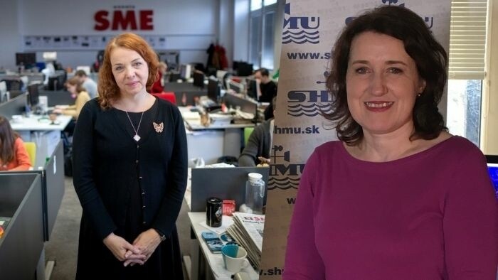 Women journalists and meteorologists in Slovakia