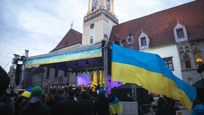 В Братиславе состоялся концерт в поддержку Украины