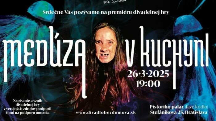Medúza v kuchyni - nová inscenácia Divadla bez domova