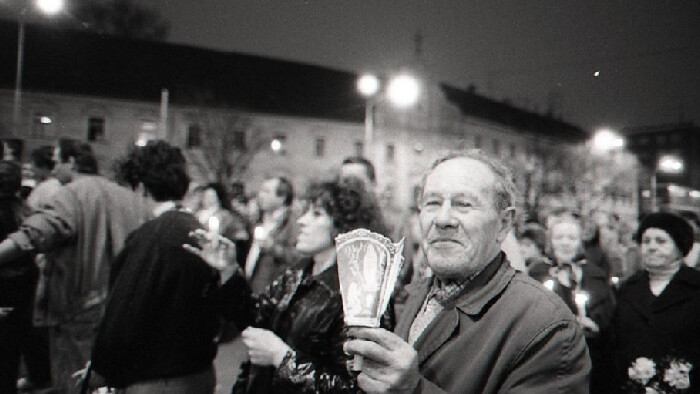 Spomienka na sviečkovú manifestáciu