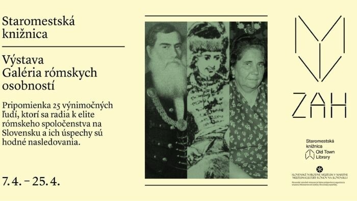 Galéria rómskych osobností v Staromestskej knižnici v Bratislave 