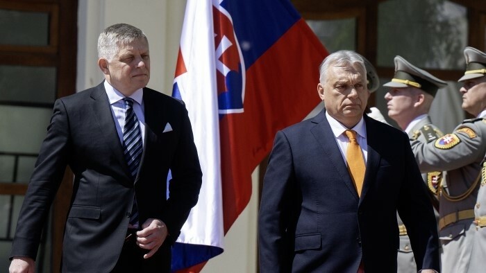 Премьер-министр Венгрии Орбан в Словакии