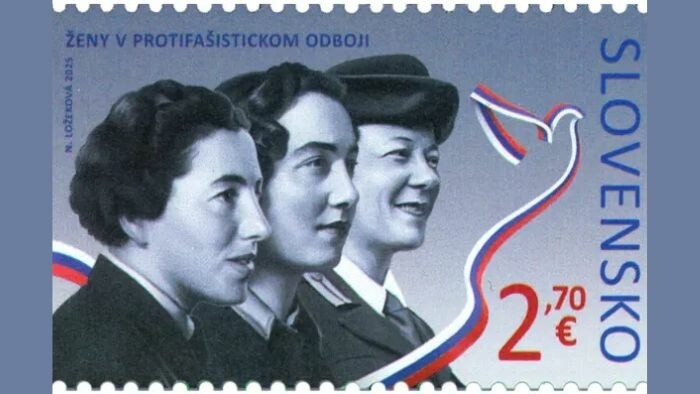 Slovenská Pošta releases stamp honoring women in anti-fascist resistance