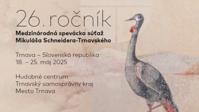 Ars musica: Medzinárodná spevácka súťaž Mikuláša Schneidera-Trnavského