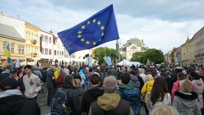 В Словакии прошли митинги, организованные оппозицией