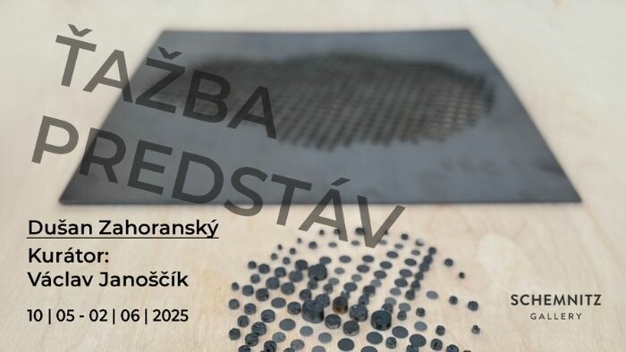 Výstava Dušana Zahoranského Ťažba predstáv v Galérii Schemnitz