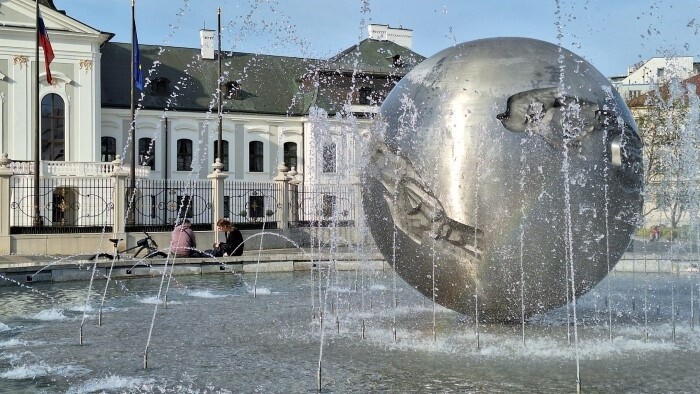 Las fuentes de Bratislava comienzan su funcionamiento estacional