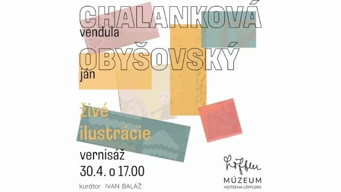 Výstava Živé ilustrácie Venduly Chalánkovej a Jána Obyšovského