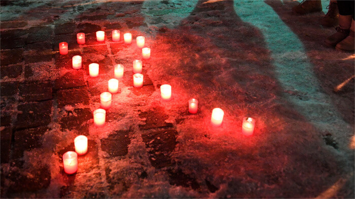 Hommage aux victimes du SIDA
