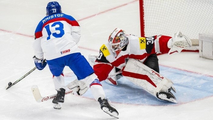 Eslovaquia cae ante Austria 2 a 3 en Campeonato Mundial de Hockey sobre hielo