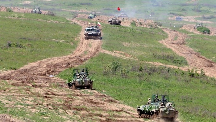 На полигоне в Лешти прошли тактические учения с боевой стрельбой