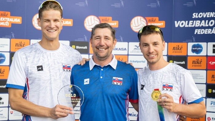 VOLEJBAL: Úspech dvojice Ľuboš Nemec a Adrián Petruf 