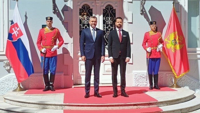 Началась официальная программа визита П. Пеллегрини в Черногорию  