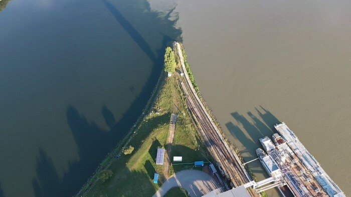 Waag-Donau-Spitze in Komárno nach Dekaden wieder zugänglich