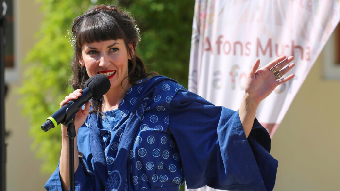 Tamara Heribanová je ambasádorkou výstavy Alfons Mucha