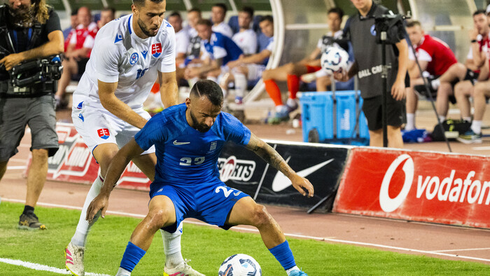 FUTBAL: Slováci podľahli Grékom vysoko 1:4