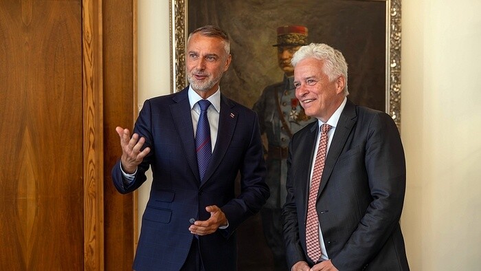 Parlamentspräsident Raši empfing deutschen Botschafter Kurz