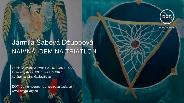 Výstava Naivná idem na triatlon v DOT Gallery
