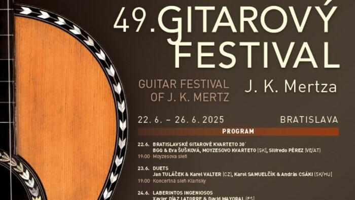 Ayer se inició en Bratislava el Festival de Guitarra J. K. Mertz