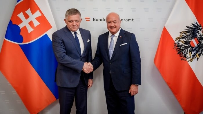 Slowakischer Regierungschef von österreichischem Bundeskanzler empfangen