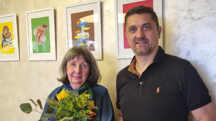 Eva Raková vystavuje v petržalskej sále Lampy