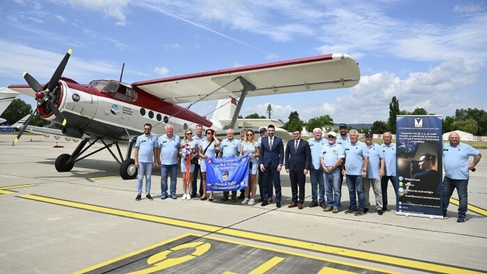 Pilotos de ultraligeros honraron al General Štefánik