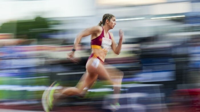 Zapletalová hält den neuen slowakischen Rekord über 400 Meter
