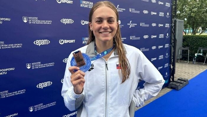 Tamara Potocká wins bronze at 2025 European Aquatics U23 Swimming Championships
