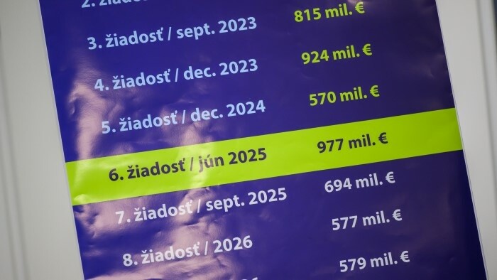 Eslovaquia solicitará casi mil millones de euros del plan de recuperación 