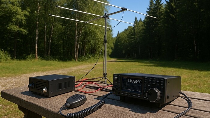Stretnutie rádioamatérov na Bankove