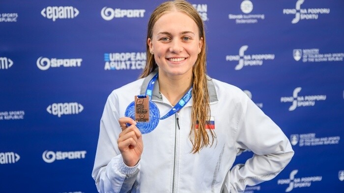 PLÁVANIE: Tamara Potocká získala medailu