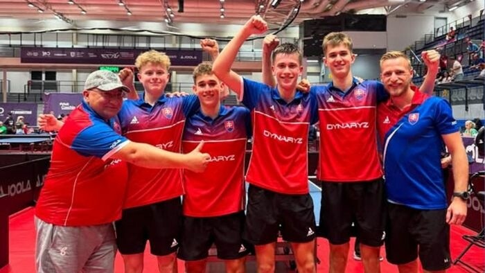 Slovak juniors take bronze at European table tennis championships