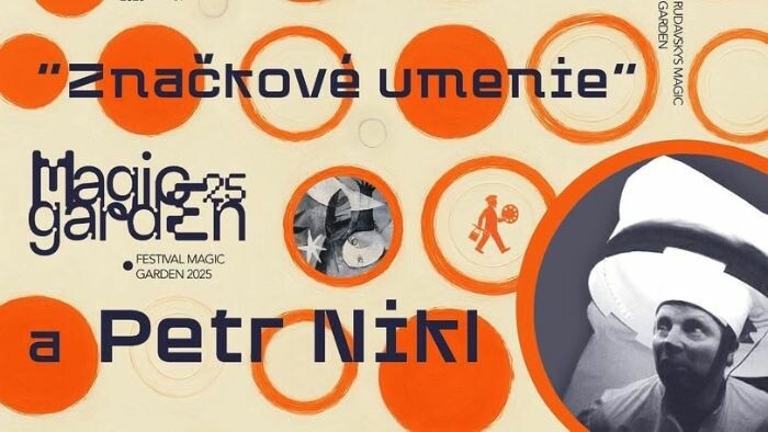 Petr Nikl v záhrade