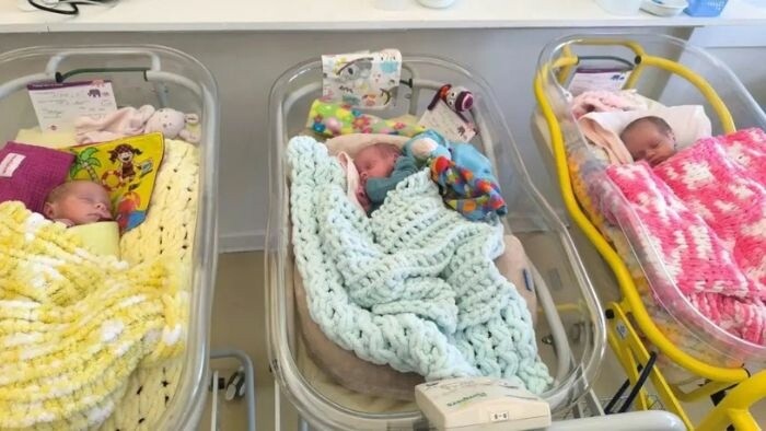 Rare case of identical triplets born in Košice Hospital