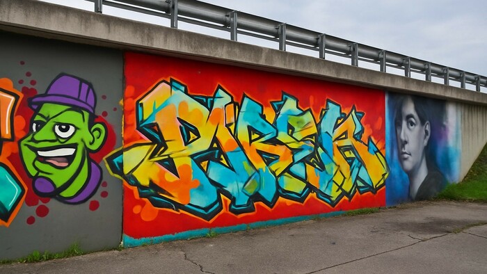 Legálne grafity v Humennom ako forma vizuálneho umenia