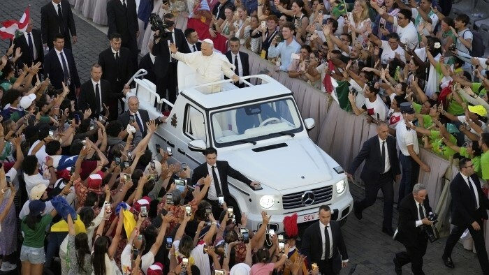 Los jóvenes de la diócesis de Nitra se unieron a miles de jóvenes peregrinos en Roma