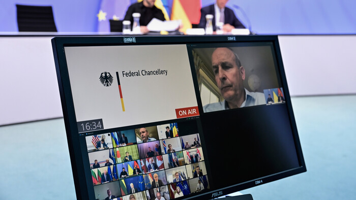 Videokonferencie o ruskej agresii na Ukrajine